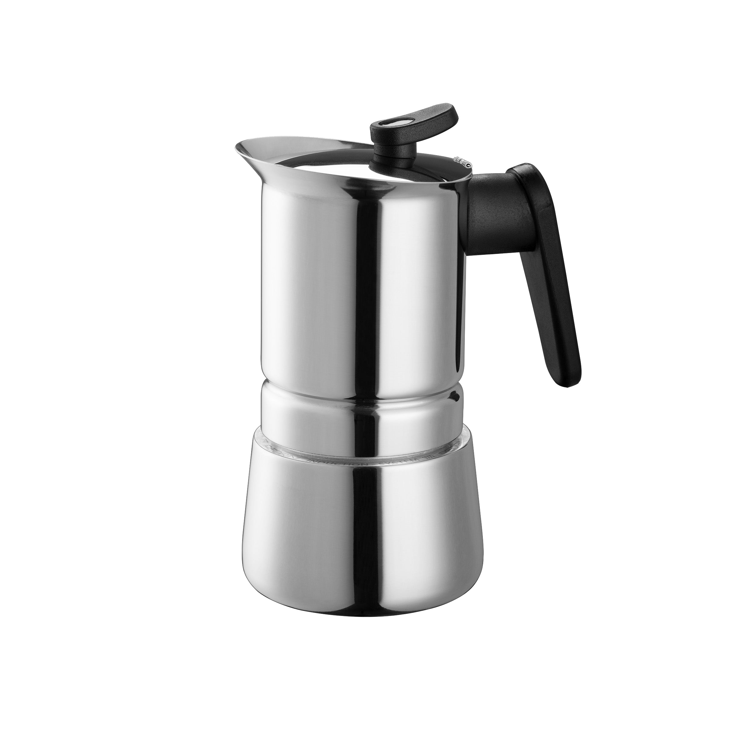 Pedrini - Steelmoka - Espressokocher aus Edelstahl 4 Tassen Pedrini - Steelmoka - Espressokocher aus Edelstahl 4 Tassen